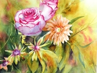 Bouquet de fleurs jaunes