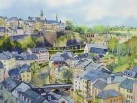 Ville haute et basse Luxembourg