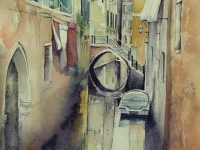 venise - Aurore sur le canal